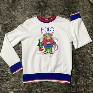 Polo Ralph Lauren Bear Sweatshirt. Size XS